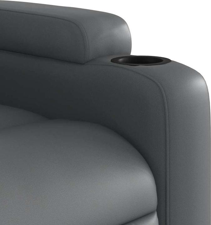 Image du produit VidaXL Fauteuil de massage gris similicuir,Couleur : gris,Matériaux