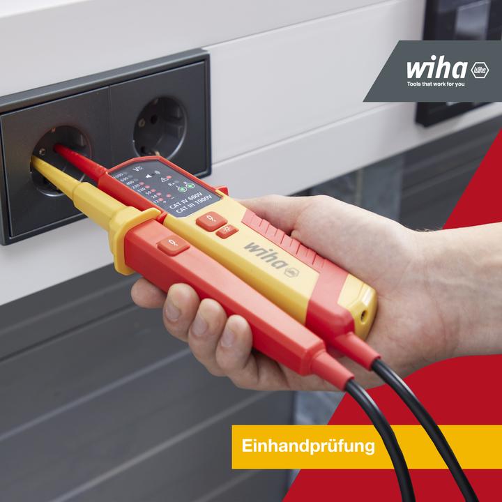 Produktbild Wiha Spannungs- und Durchgangsprüfer (CAT IV 600V, CAT III)
