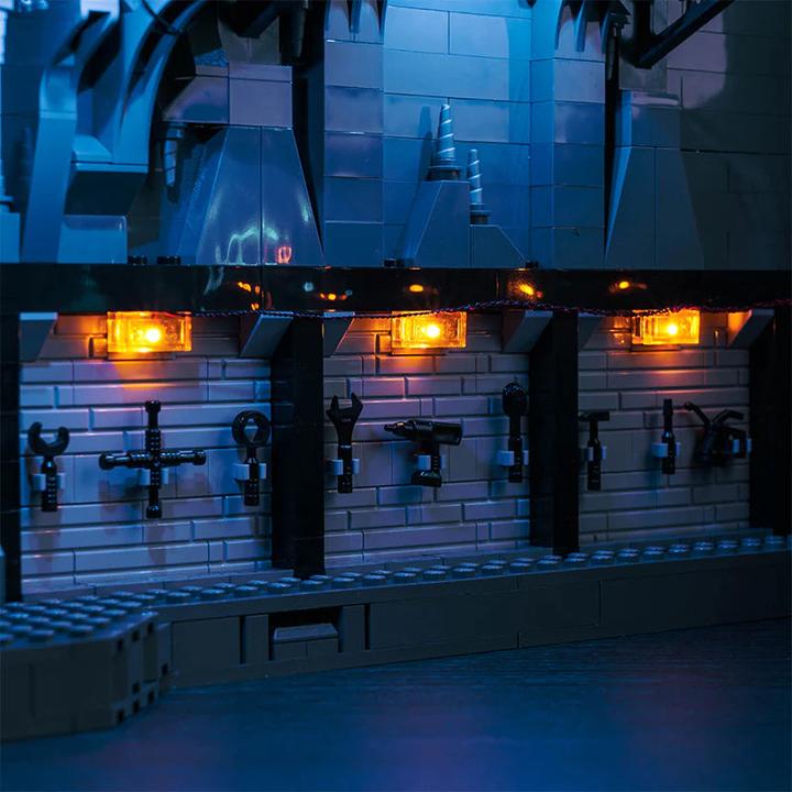 Produktbild BrickBling LED Licht Set für LEGO Bathöhle Schaukasten (76252) inkl. Fernbedienung