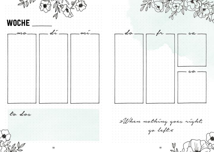 Produktbild Mein Bullet Journal (21.5 x 15.5 cm, Blanko, Harter Einband)