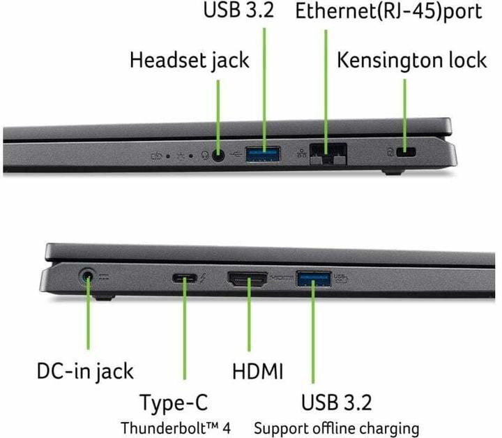 Produktbild Acer Aspire Vero 16 (16", Intel Core 7 150U, 16 GB, 1000 GB, CH)