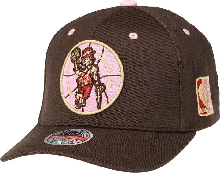 Mitchell & Ness Snapback Stretch Cap - SUGAR Boston Celtics (One Size)