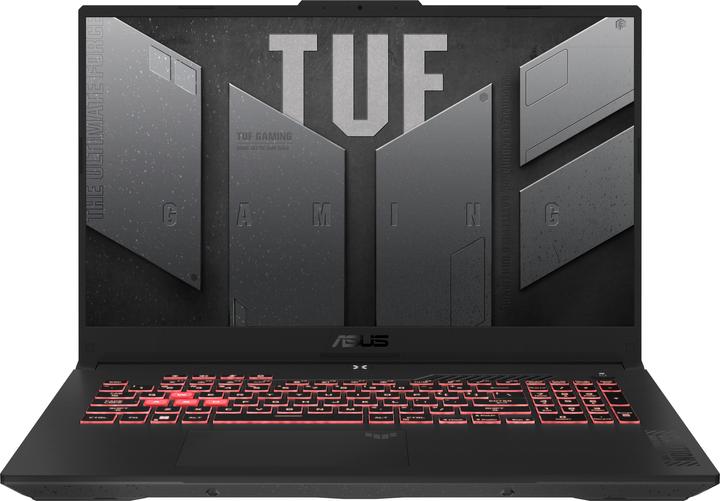 Actual product image ASUS TUF Gaming A17 FA707NVR-HX009 R7 16 N gy noOs (17.30", AMD Ryzen 7 7435HS, 16 GB, 512 GB, DE)