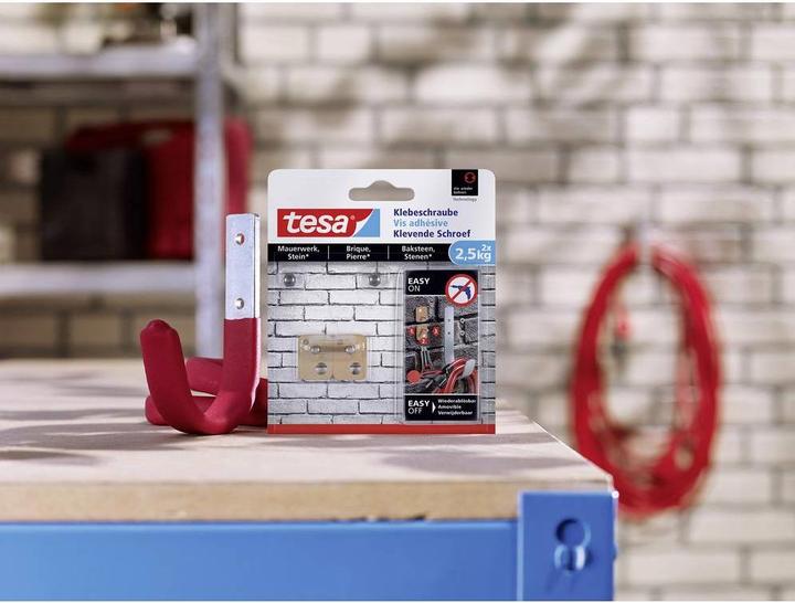 Actual product image tesa Rectangular adhesive screw for masonry and stone 2.5kg
