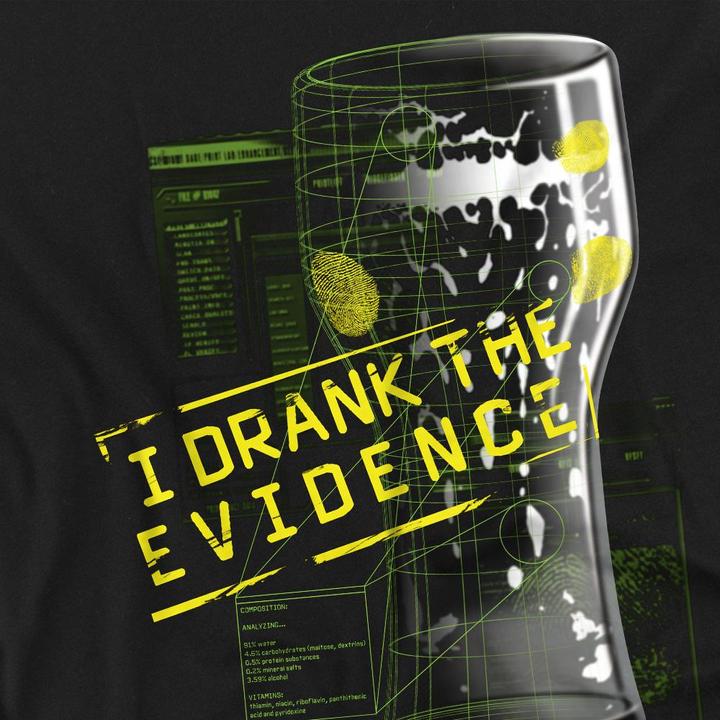 Immagine prodotto Csi: NY I Drank the Evidence Maglietta Uomo (3XL)