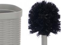 Produktbild Kerbl Stefanplast Elegance Rattan Toilettenbürstenhalter Grau