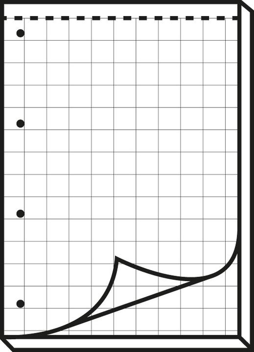 Actual product image Elco Notepad Office (A4, Checked)