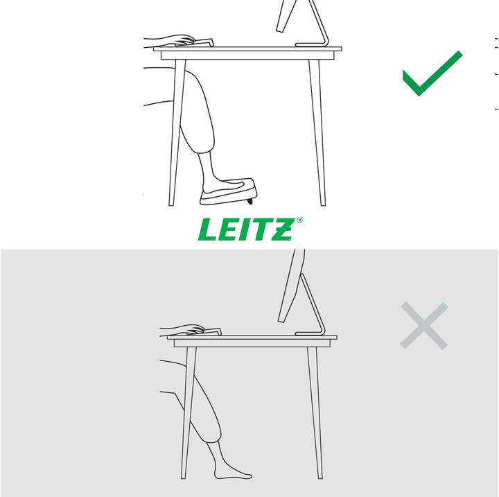 Image du produit Leitz Repose-pieds Ergo réglable (34 x 42 cm)