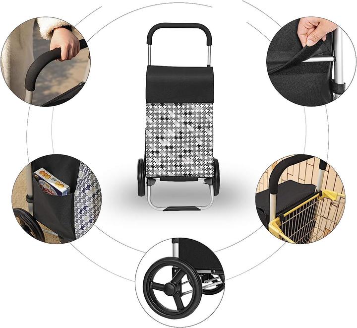 Actual product image Songmics Shopping trolley 40L, KST06BF