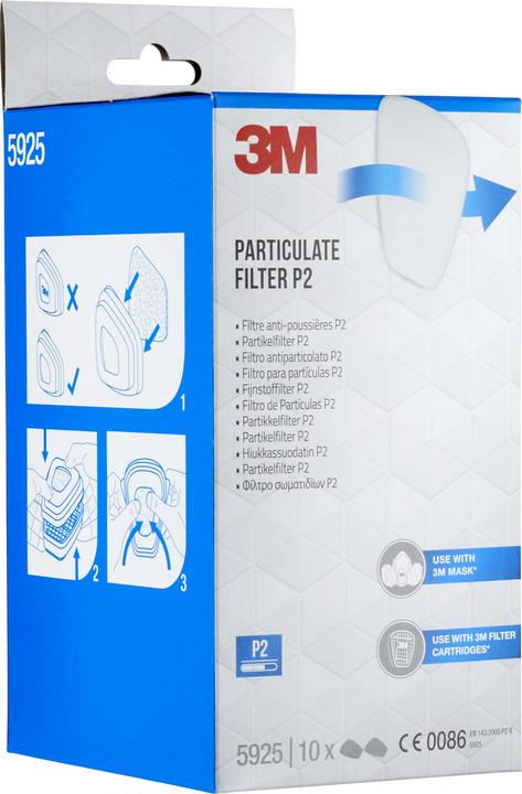Produktbild 3M Partikelfilter (P2, 10 x)