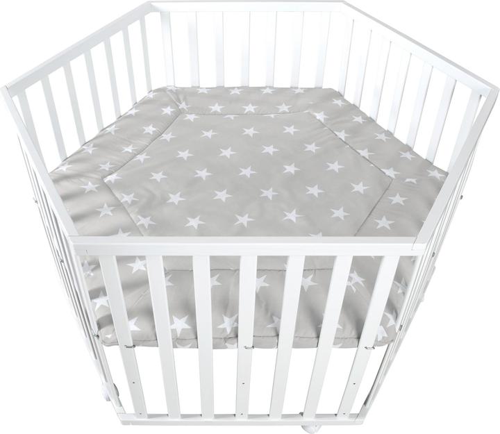 Produktbild Roba Laufgitter 6-eckig Little Stars (118.50 cm, 103.50 cm, MDF)