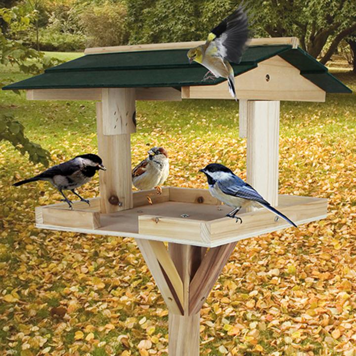 Produktbild Lifetime Vogelfutterhaus mit StÃ¤nder (115x35x35 cm)