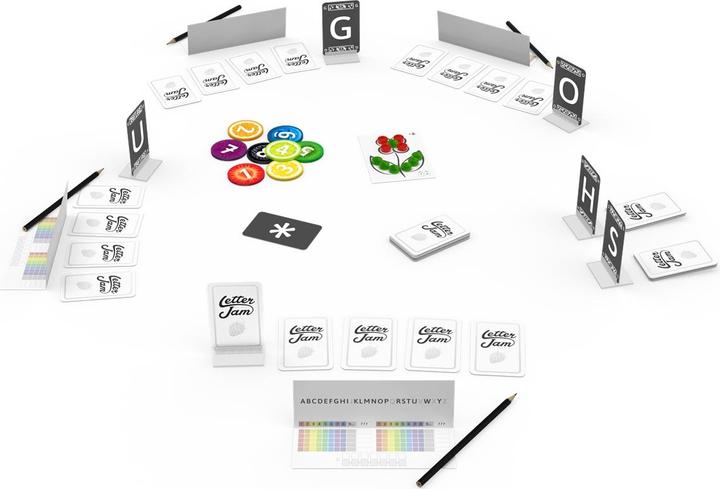 Actual product image Czech games edition CZ108 - Letter Jam, Card game, 2-6 players, from 10 years (DE edition) (German)