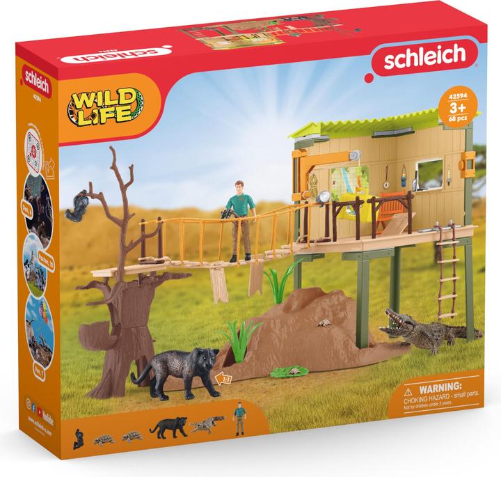 Actual product image Schleich Wild Life Adventure Station