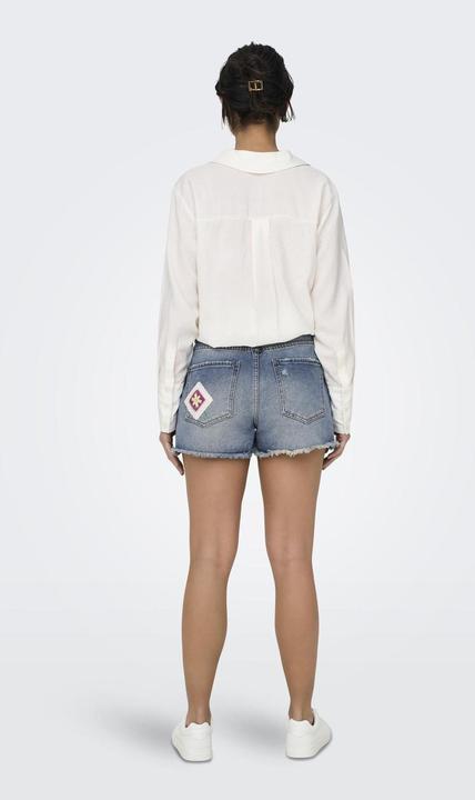 Immagine prodotto Only ONLZUMA Hohe Taille Normal geschnitten Jeans-Shorts Jeans-Shorts (XS)