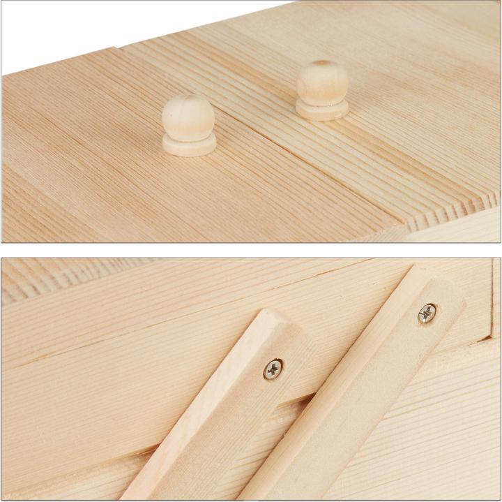 Image du produit Relaxdays Boîte à couture en bois