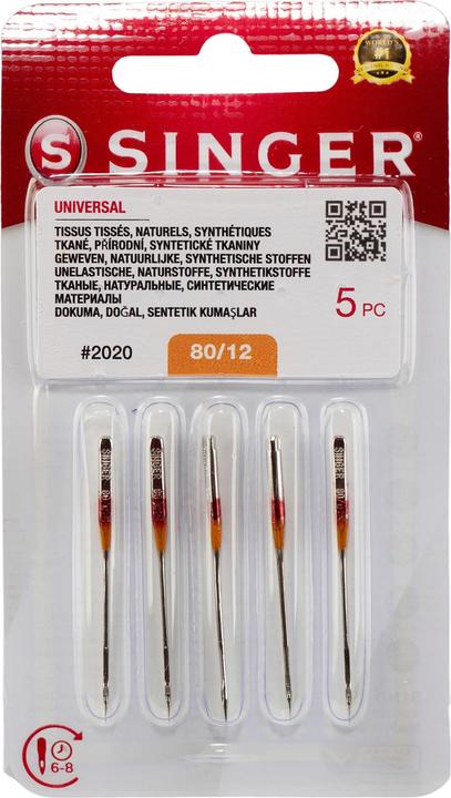 Image du produit Singer Aiguille M2020-12/80 Blister 5p.