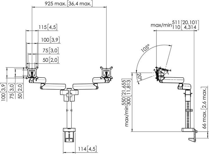 Produktbild Vogels Pro Motion 2237 (Tisch, 34")