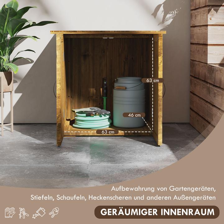 Image du produit Outsunny Armoire de jardin à double porte