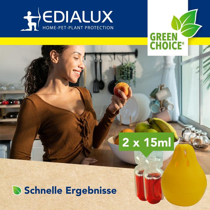 Image du produit Edialux Green Choice - Piège à mouches des fruits, 2 x 15ml