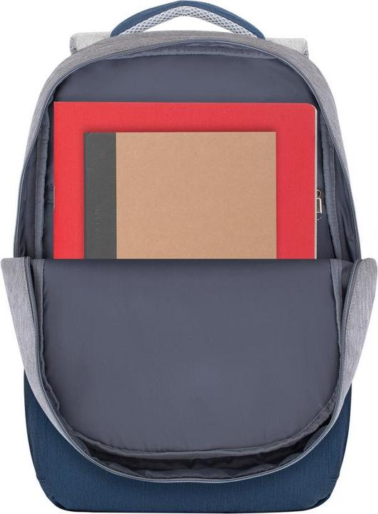 Produktbild Rivacase 7567 Grau Dunkelblau Notebookrucksack bis 17.3"