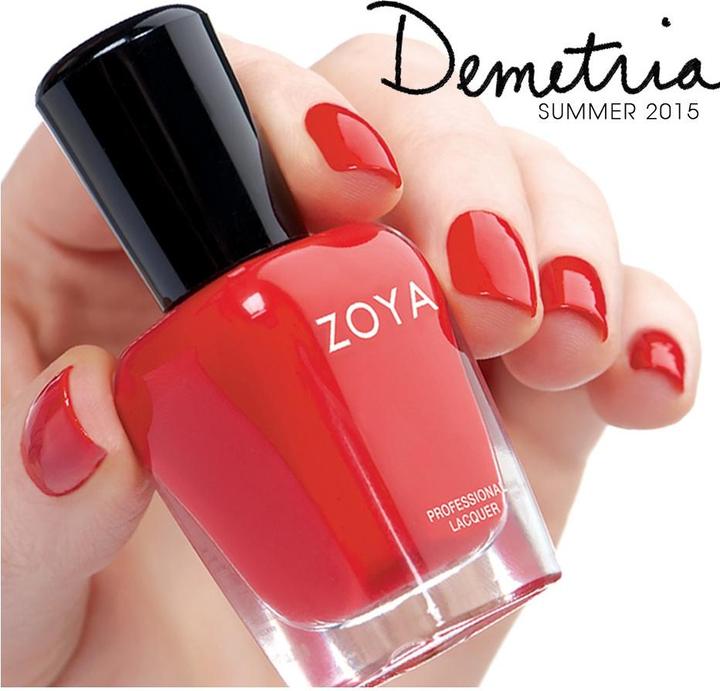 Produktbild Zoya Nagellack DEMETRIA - Mohnrot (Mohnrot, Farblack)
