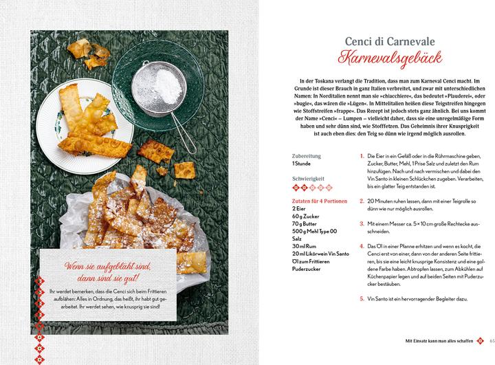 Valori nutrizionali e ingredienti Nonnas italienische Küche (Tedesco, @nonnasilviofficial, Silvana Bini, 2024)