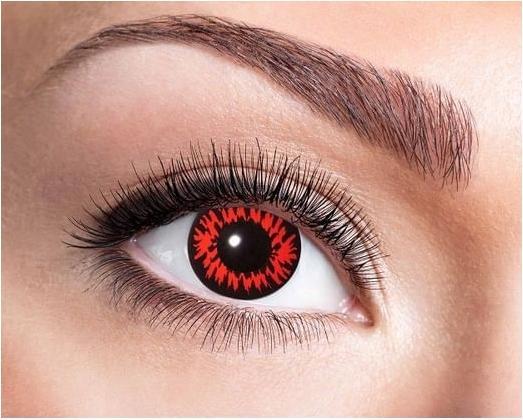 Actual product image Hanninger Contact lenses Redwolf (Red)