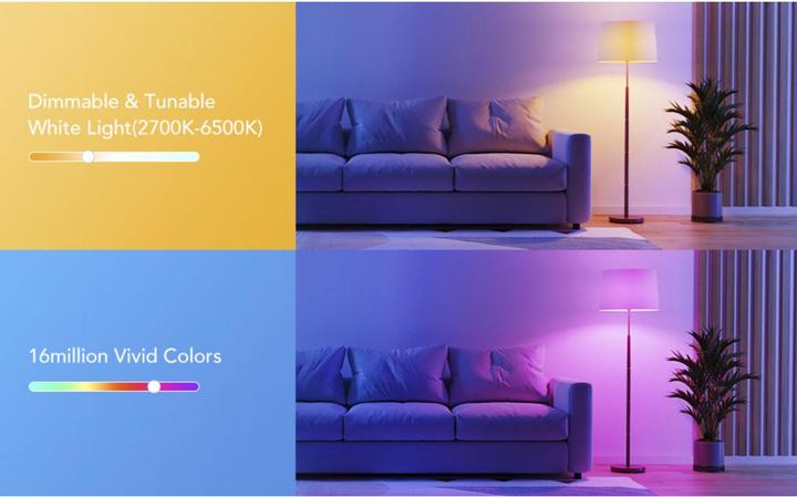 Immagine prodotto Govee Smart Light Bulb (E27, 9 W, 1200 lm, 1 x, F)