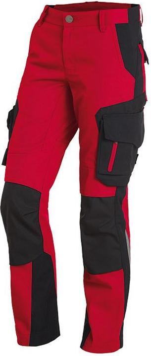 Image du produit FHB Pantalon de travail femme "ALMA" rouge, noir taille 44 (44)