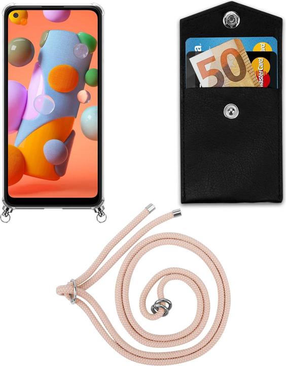 Produktbild Cadorabo TPU Handy Kette SILBER Cover