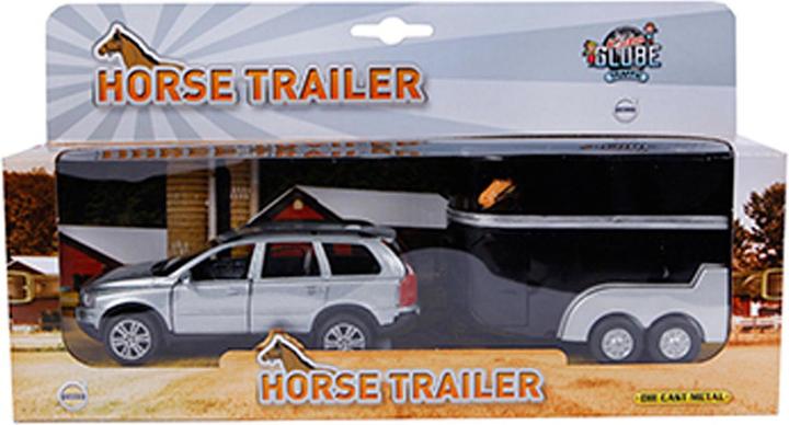 Actual product image NoName Volvo XC90 die cast with horse trailer