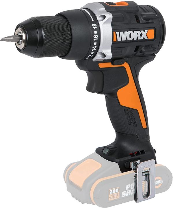 Actual product image Worx Cordless drill screwdriver 20V WX102.9 (Rechargeable battery operated)