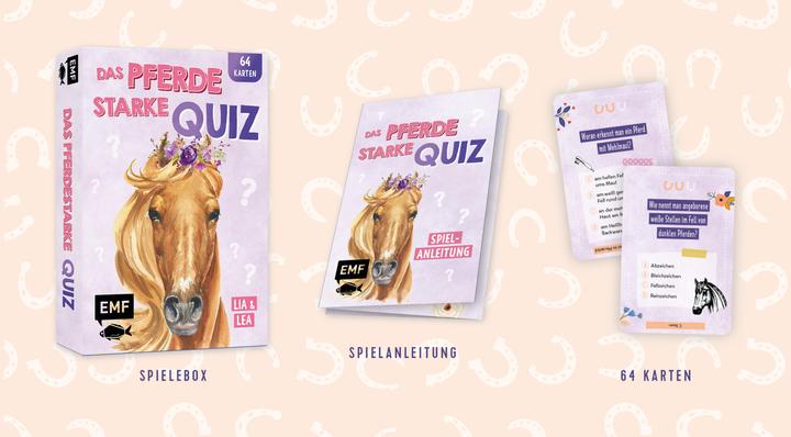 Immagine prodotto Gioco di carte: il quiz sui cavalli delle star dei social media Lia e Lea - # pon (Tedesco)
