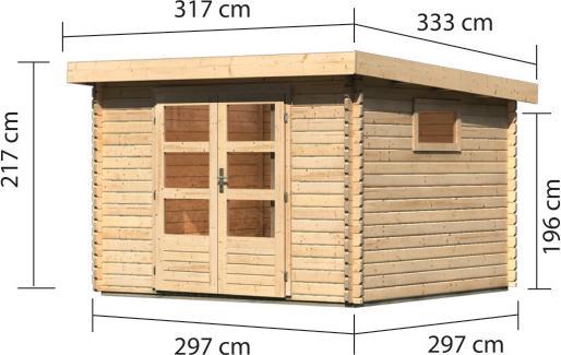 Image du produit Woodfeeling 40mm, Abri de jardin Trittau 3