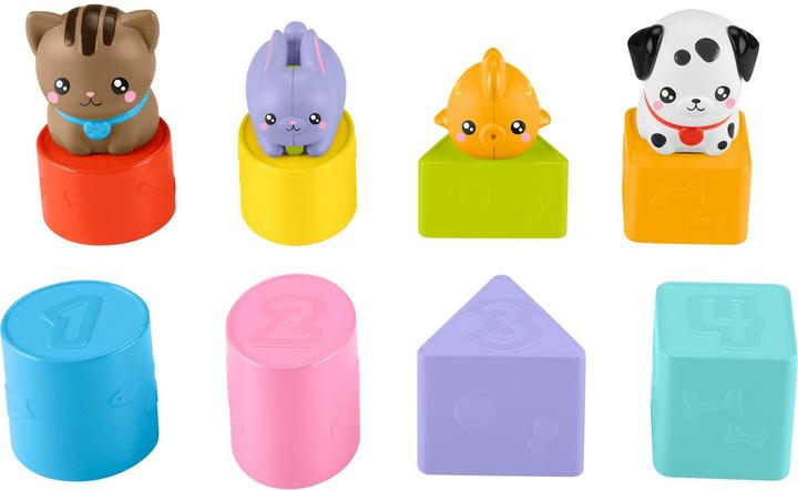 Actual product image Fisher-Price My animal friends building blocks