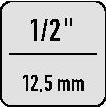 Actual product image HAZET 5122-2CT with reversible ratchet (1/2", 40 Nm, 200 Nm)