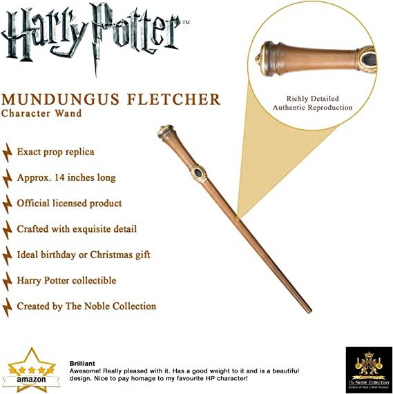 Immagine prodotto Noble Collection Bacchetta di Harry Potter Mundungus Fletcher (Edizione personaggio)
