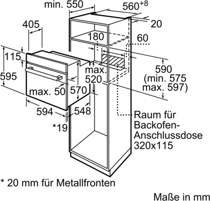 Produktbild Bosch Hausgeräte HBF133BR0
