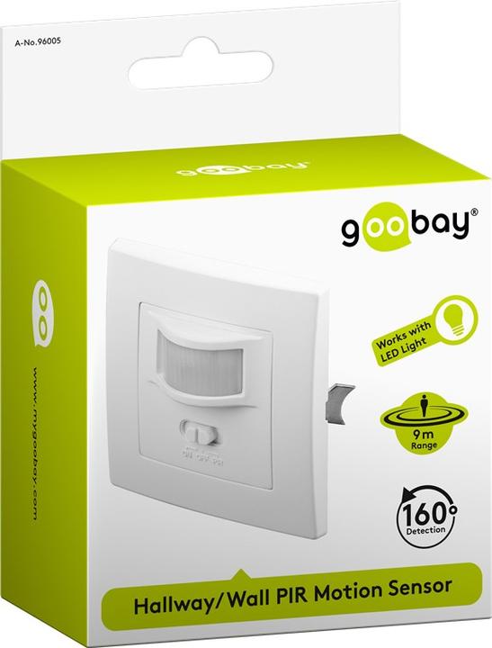 Actual product image Goobay Flush-mounted PIR motion detector (9 m)
