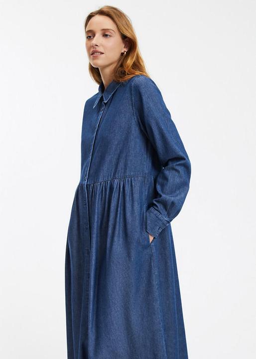Produktbild La Redoute Collections Langes Jeanskleid mit langen Ärmeln (38)