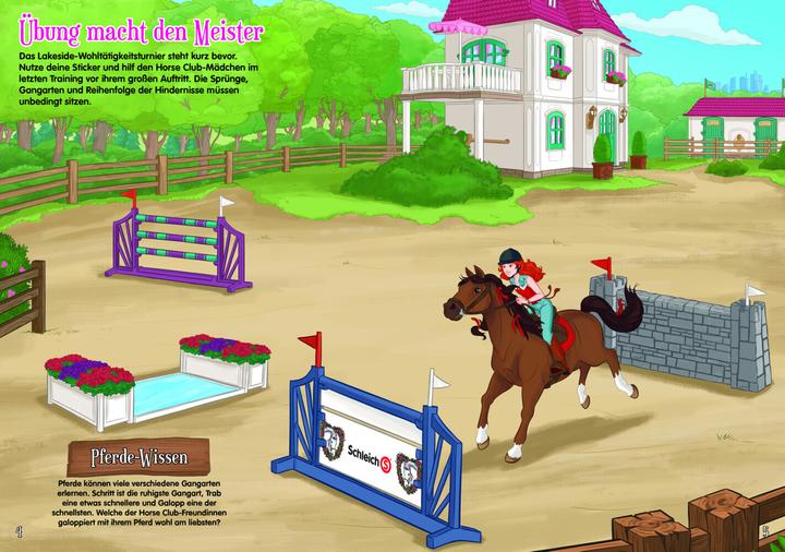 Produktbild SCHLEICH® Horse Club - Stickerbuch für Pferdefreunde (Deutsch, Ameet Verlag, 2018)