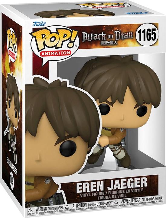 Actual product image Funko Pop! Attack on Titan : Eren Jaeger (1165)