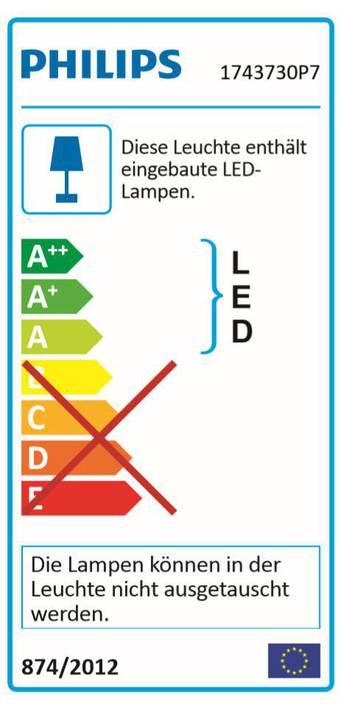 Energielabel Philips Hue Hue Calla Verlenging (640 lm, IP65)