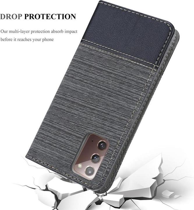 Actual product image Cadorabo Book Jeans Optics Cover (Samsung Galaxy Note 20)