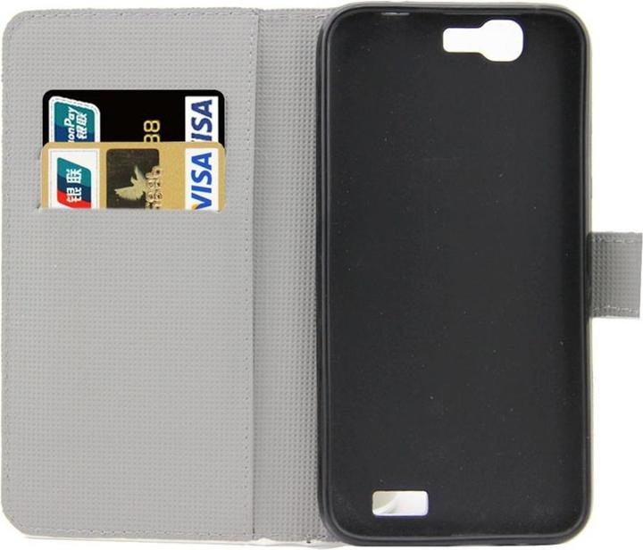 Produktbild König Design Handyhülle Tasche für Handy Huawei Ascend G7 Retro Fahne USA