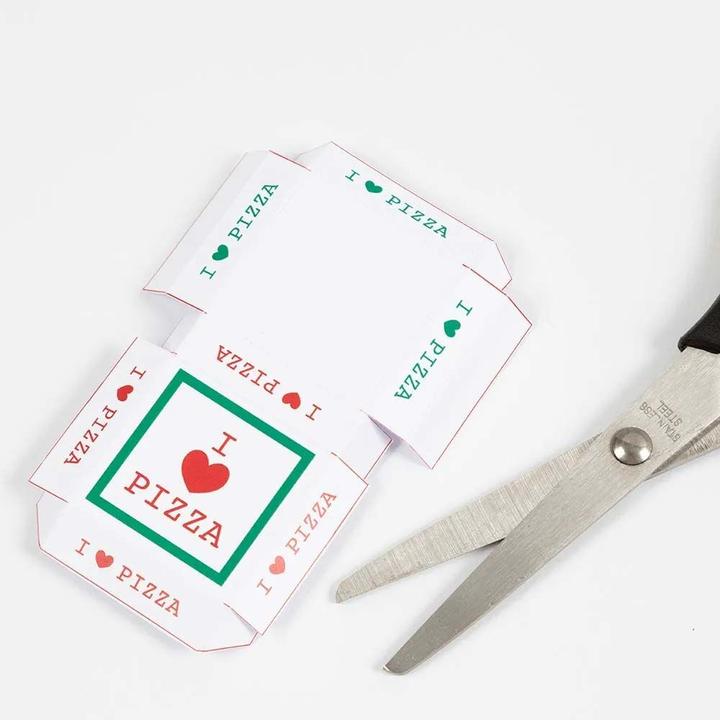 Actual product image Creativ Company Mini Paraphernalia Elf Door / Secret Santa Door Scene Pizza