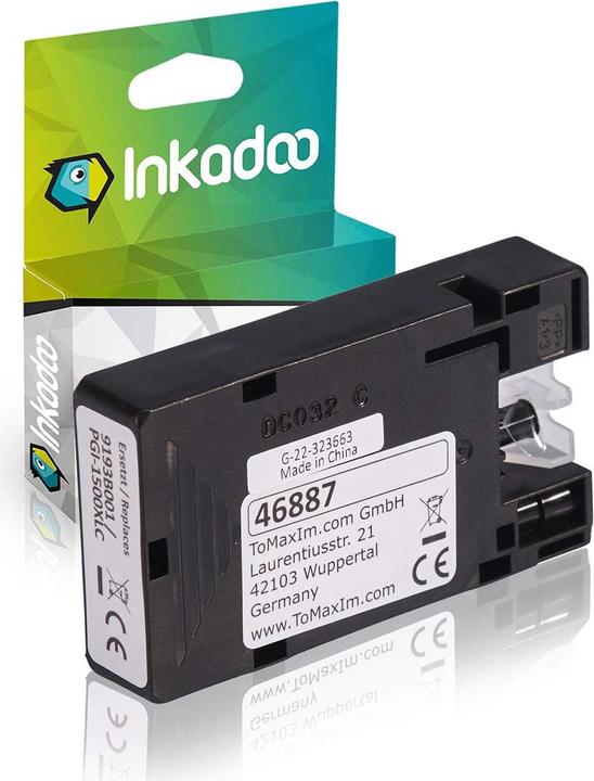 Produktbild Inkadoo kompatible Tintenpatrone als Ersatz für Canon PGI-1500XL passend für Canon Maxify MB 2000 Maxify MB (C)