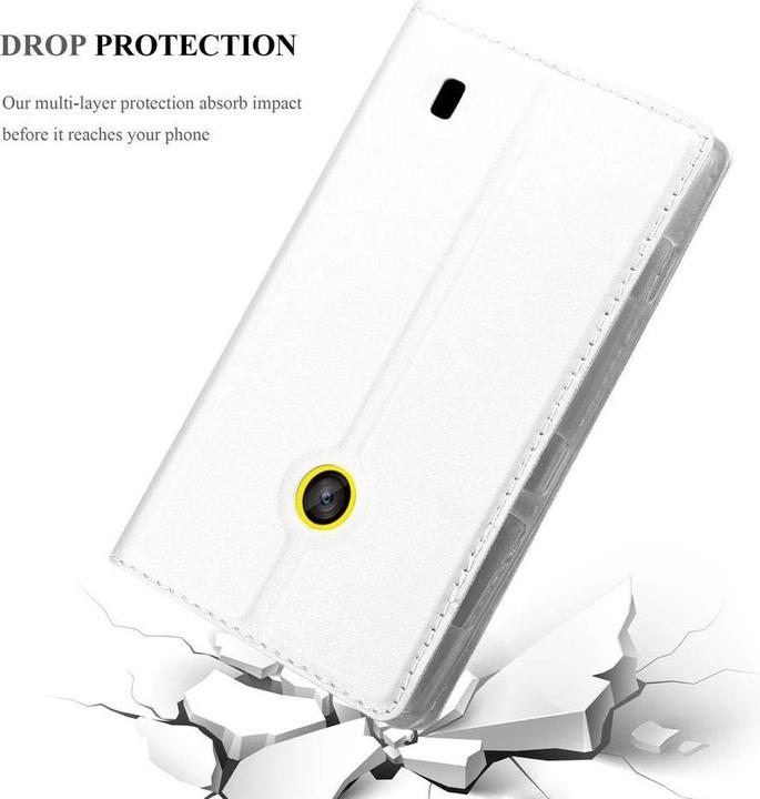 Actual product image Cadorabo Book Classy Style Cover (Nokia Lumia 520)