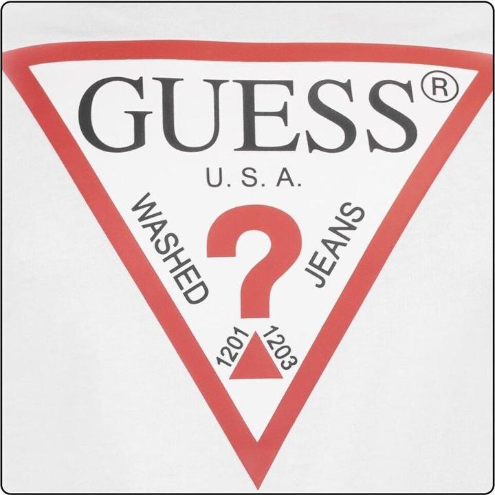 Actual product image Guess ong seeve round neck t-shirt origina ogo (L)